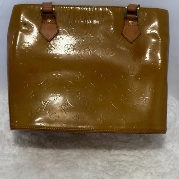 Vintage Louis Vuitton Cognac Monogram Vernis Tote - Picture 4 of 16